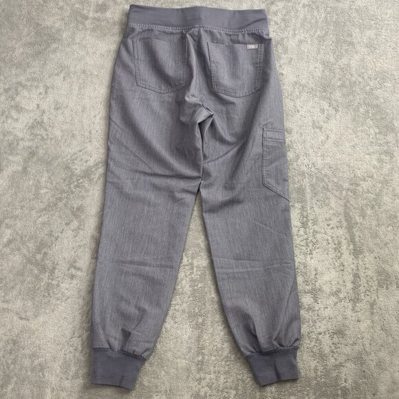 Figs Scrub Pants Womens XS Petite Zamora Jogger Nurse Workwear Graphite Medical - Picture 14 of 16